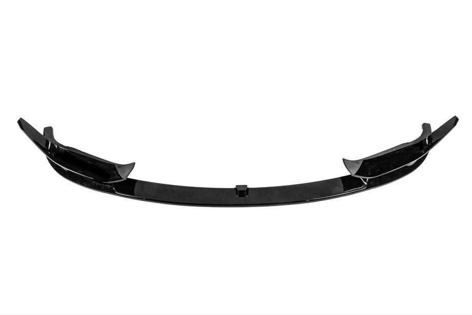 BMW serija 3 F30/F31 2012–2019 Sprednji lip spojler BM (za M3-LOOK, črna sijaj) Fotografija 5