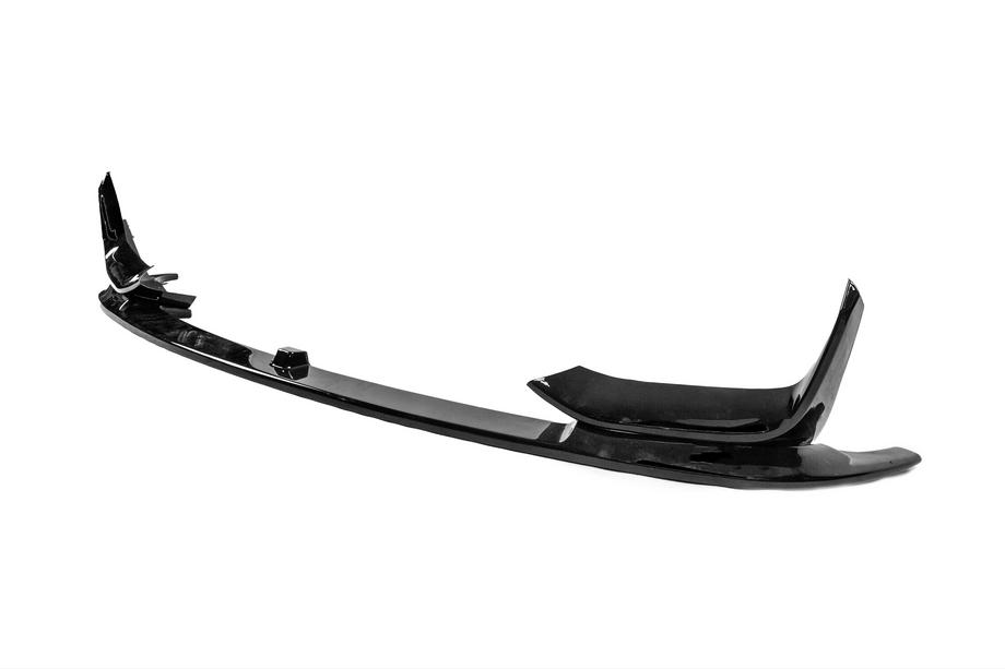 BMW serija 3 F30/F31 2012–2019 Sprednji lip spojler BM (za M3-LOOK, črna sijaj) Fotografija 6