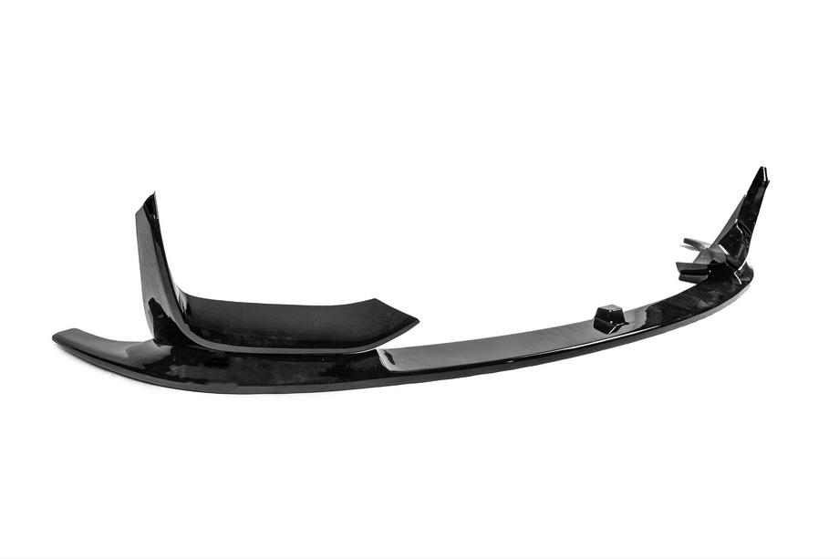 BMW serija 3 F30/F31 2012–2019 Sprednji lip spojler BM (za M3-LOOK, črna sijaj) Fotografija 7