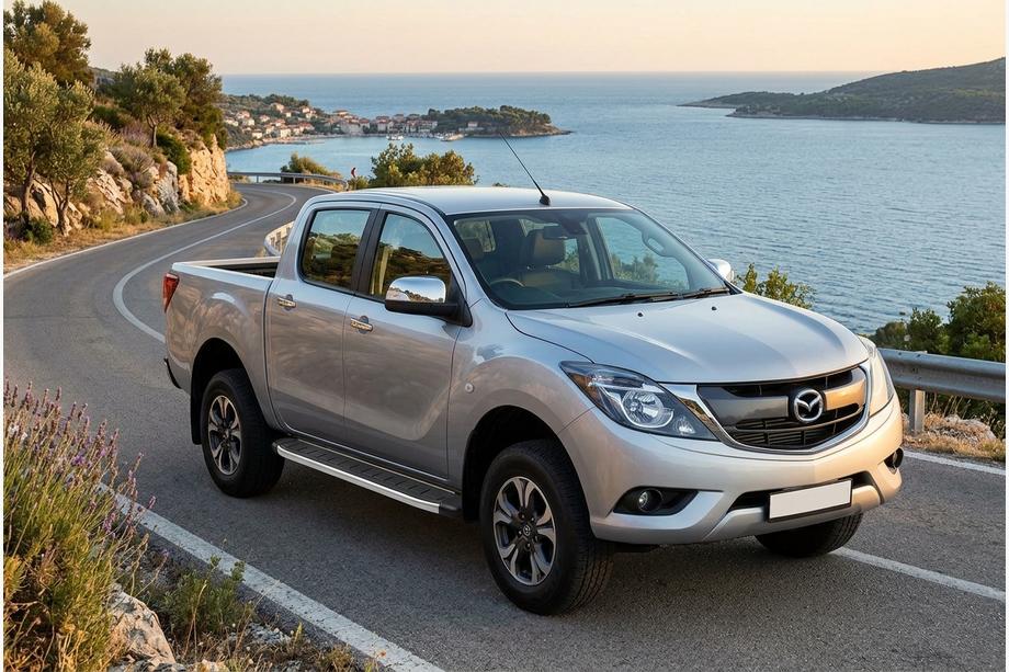 Mazda BT-50 2012– Stranske stopnice Fullmond (2 kos, aluminij) Image