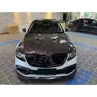 Pokrov motorja (kovani karbon) Mercedes S-class W222 2013–2022 fotografija 1