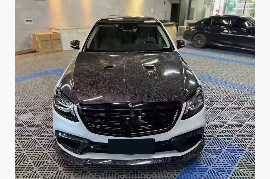 Mercedes S-class W222 2013–2022 Pokrov motorja (kovani karbon) Image