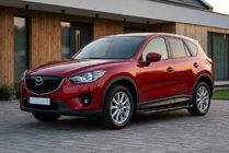 Mazda CX-5 2012–2017 Bočne stopnice Allmond Black (2 kosa, aluminij) fotografija 1