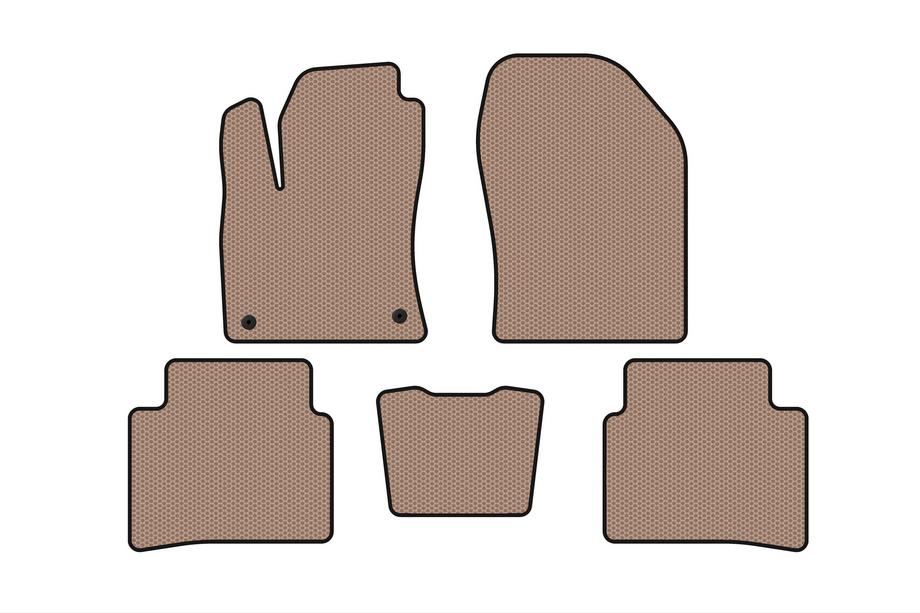Toyota Prius 2015–2022 Gumijasti tepihi Carsuit (LB, bež) Image