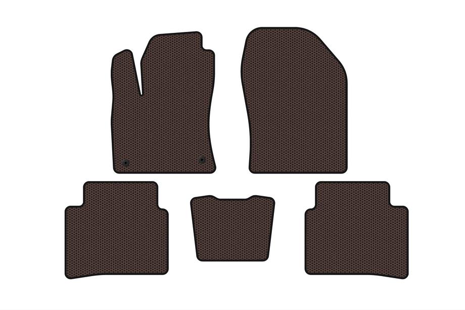 Toyota Prius 2015–2022 Gumijasti tepihi Carsuit (LB, rjavi) Image