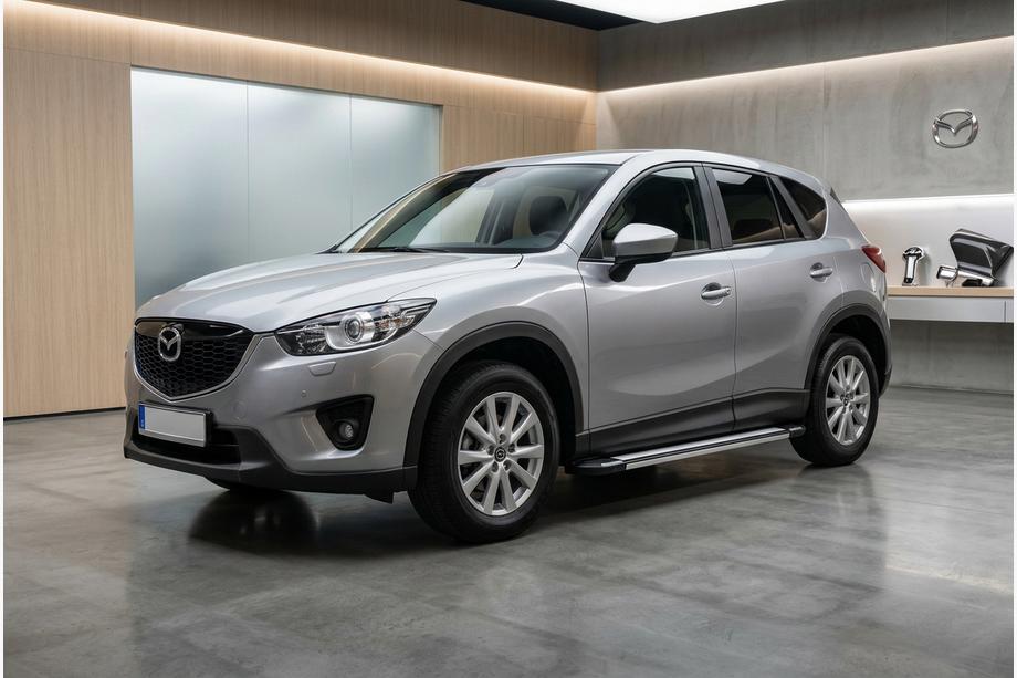 Mazda CX-5 2012–2017 Stranske stopnice Rainbow (2 kos, aluminij) Image