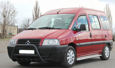 Peugeot Expert 1995–2007 Bullbar WT003 Black (nerjavno jeklo) fotografija 3