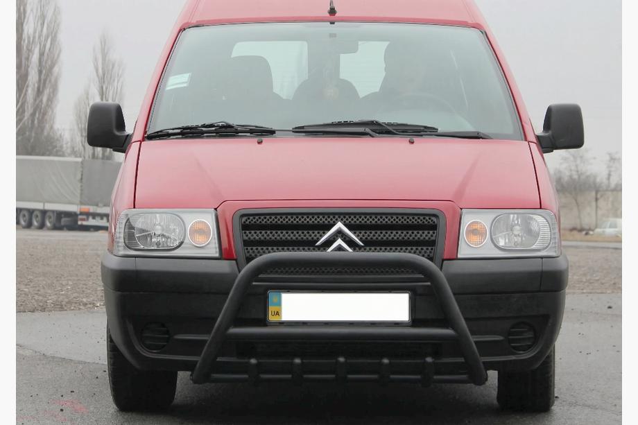 Peugeot Expert 1995–2007 Bullbar WT003 Black (nerjavno jeklo) Image