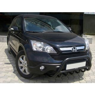 Sprednji zaščitni lok WT003 Black (nerjaveče jeklo) Honda CRV 2007–2011 fotografija 1