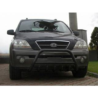 Sprednji zaščitni lok WT003 Black (nerjaveče jeklo) Kia Sorento I BL 2002–2009 fotografija 2