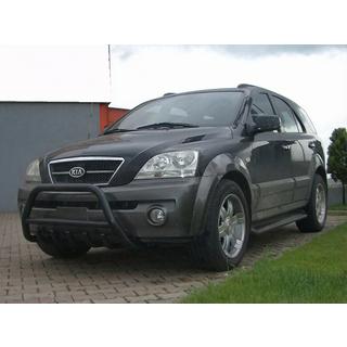 Sprednji zaščitni lok WT003 Black (nerjaveče jeklo) Kia Sorento I BL 2002–2009 fotografija 1