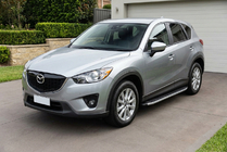 Mazda CX-5 2012–2017 Stranske stopnice Fullmond (2 kos, aluminij) fotografija 1