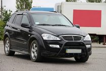 SsangYong Action 2005–2018 Sprednji zaščitni lok WT004 Black (nerjavno jeklo) fotografija 3