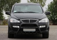 SsangYong Action 2005–2018 Sprednji zaščitni lok WT004 Black (nerjavno jeklo) fotografija 2