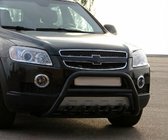 Chevrolet Captiva 2006–2019 Sprednji zaščitni lok WT003 Black (nerjaveče jeklo) fotografija 4