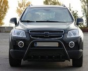Chevrolet Captiva 2006–2019 Sprednji zaščitni lok WT003 Black (nerjaveče jeklo) fotografija 1