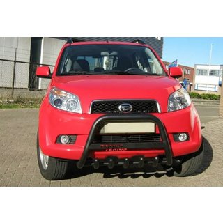 Sprednji zaščitni lok WT004 Black (nerjaveče jeklo) Daihatsu Terios 2006–2017 fotografija 1