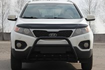 Kia Sorento II XM 2009–2014 Sprednji zaščitni lok WT003 Black (nerjaveče jeklo) fotografija 1