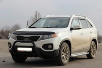 Kia Sorento II XM 2009–2014 Sprednji zaščitni lok WT003 Black (nerjaveče jeklo) fotografija 2