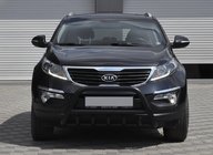 Kia Sportage 2010–2015 Sprednji zaščitni lok WT003 Black (nerjaveče jeklo) fotografija 3