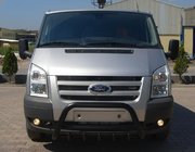Ford Transit 2000–2014 Kenguru zaščitni lok WT003 Black (2006-2014, nerjaveče jeklo) fotografija 5