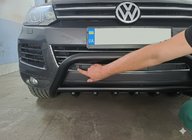Volkswagen Touareg 2010–2018 Bullbar WT003 Black (nerjavno jeklo) fotografija 5