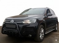 Volkswagen Touareg 2010–2018 Bullbar WT003 Black (nerjavno jeklo) fotografija 3
