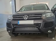 Volkswagen Touareg 2010–2018 Bullbar WT003 Black (nerjavno jeklo) fotografija 1