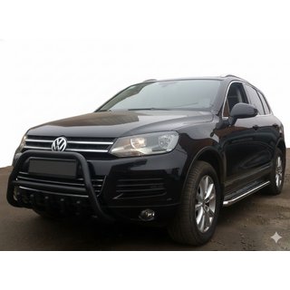 Bullbar WT003 Black (nerjavno jeklo) Volkswagen Touareg 2010–2018 fotografija 3
