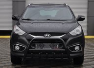 Hyundai IX-35 2010–2015 Sprednji zaščitni lok WT003 Black (nerjaveče jeklo) fotografija 5
