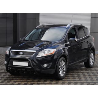 Sprednji zaščitni lok WT003 Black (nerjaveče jeklo) Ford Kuga 2008–2013 fotografija 4