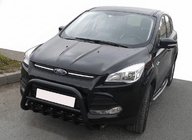 Ford Kuga/Escape 2013–2019 Sprednji zaščitni lok WT003 Black (nerjaveče jeklo) fotografija 3