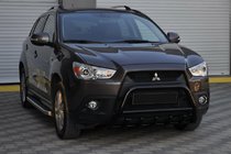 Mitsubishi ASX 2010–2023 Sprednji zaščitni lok WT003 Black (nerjaveče jeklo) fotografija 5