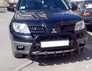 Mitsubishi Outlander 2001–2006 Kenguru zaščitni lok WT004 Black (nerjavno jeklo) fotografija 1