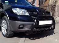 Mitsubishi Outlander 2001–2006 Kenguru zaščitni lok WT004 Black (nerjavno jeklo) fotografija 3