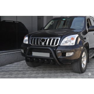 Nizek bullbar WT003 Black (nerjaveče jeklo) fotografija 1