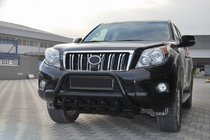 Toyota Land Cruiser Prado 150 2009–2023 Bullbar WT003 Black (nerjavno jeklo) fotografija 5