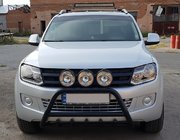 Volkswagen Amarok 2010–2022 Bullbar WT003 Black (nerjavno jeklo) fotografija 6