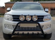 Volkswagen Amarok 2010–2022 Bullbar WT003 Black (nerjavno jeklo) fotografija 5