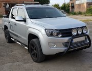 Volkswagen Amarok 2010–2022 Bullbar WT003 Black (nerjavno jeklo) fotografija 8