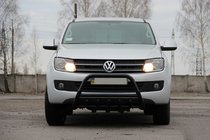 Volkswagen Amarok 2010–2022 Bullbar WT003 Black (nerjavno jeklo) fotografija 1
