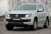 Volkswagen Amarok 2010–2022 Bullbar WT003 Black (nerjavno jeklo) fotografija 3