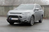 Mitsubishi Outlander 2012–2021 Kenguru zaščitni lok WT004 Black (nerjavno jeklo) fotografija 3