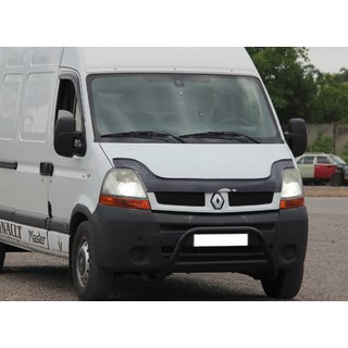 Sprednji zaščitni lok WT003 Black (nerjaveče jeklo) Opel Movano 2004–2010 fotografija 1