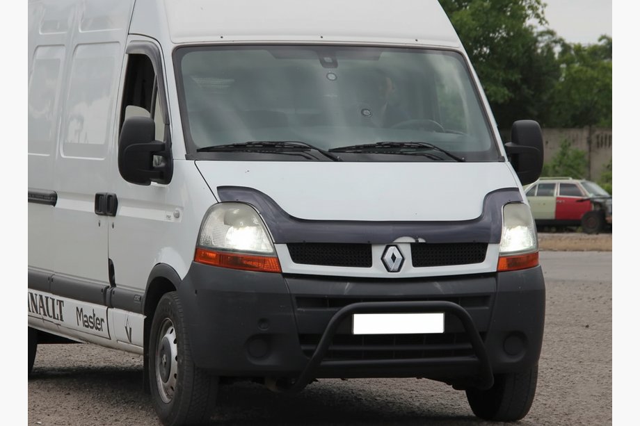 Opel Movano 2004–2010 Sprednji zaščitni lok WT003 Black (nerjaveče jeklo) Image