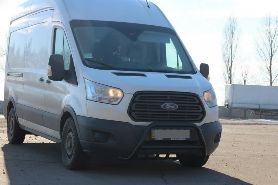 Ford Transit 2014– Sprednji zaščitni lok WT003 Black (nerjaveče jeklo) Image