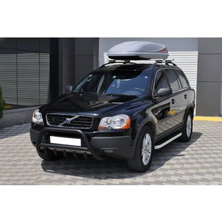 Sprednji zaščitni lok WT003 Black (nerjaveče jeklo) Volvo XC90 2002–2014 fotografija 3