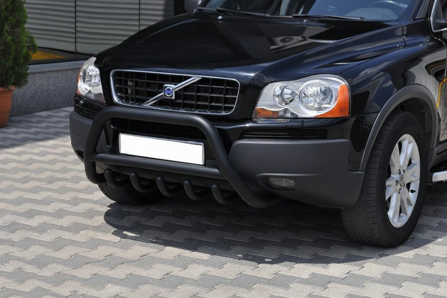 Volvo XC90 2002–2014 Sprednji zaščitni lok WT003 Black (nerjaveče jeklo) Image