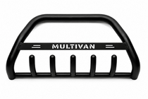 Volkswagen T4 Caravelle/Multivan 1990–2003 Sprednji zaščitni lok WT004 Black (nerjavno jeklo) fotografija 6