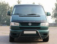 Volkswagen T4 Caravelle/Multivan 1990–2003 Sprednji zaščitni lok WT004 Black (nerjavno jeklo) fotografija 3